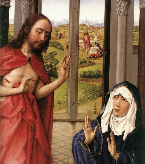 WEYDEN, Rogier van der Miraflores Altarpiece oil painting picture
